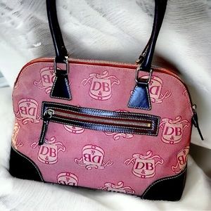 Vintage Dooney & Bourke LARGE Donegal Crest Satchel bag.  Limited Edition!